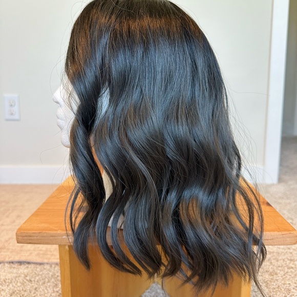 Rene of Paris Velvet Waves in Mignight-Stone - Picture 7 of 14